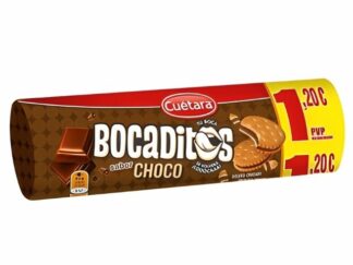 BOCADITOS CHOCO 150 TUBO PVP1'20€ 15U