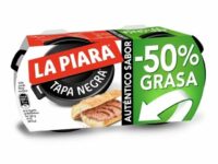 PATÉ LA PIARA TAPA NEGRA -50% GRASA PACK2 146GR 1U (12)