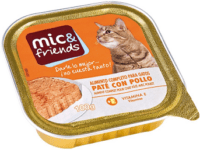 COMIDA MIC&FRIENDS GATOS POLLO 100GR 1U (32)