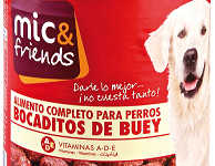 COMIDA MIC&FRIENDS PERROS BUEY 720GR 1U (12)