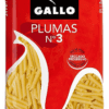 PASTA GALLO PLUMA Nº 3 250G 1U (24)