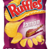 PATATAS LAY'S RUFFLES JAMON 150GR 1U (19)