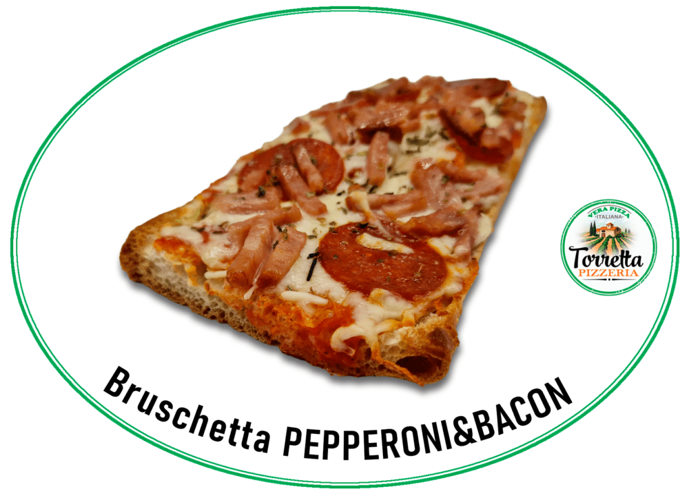 BRUSCHETTA PEPPERONI&BACON 1U (8) CONGELADA