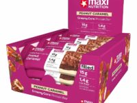 CREAMY CORE BARS PEANUT CARAMEL 45GR 12U MAXI NUTRITION