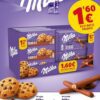 LOTE GALLETAS MILKA COOKIES135G(9U)+STICKS112GR(14) 1.60€