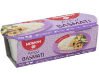 NOMEN VASITO PLASTICO ARROZ BASMATI PACK 2U 125GR 1U (12)