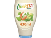 #PC(2.33)# SALSA FINA LIGERESA BOCABAJO 430ML 1U (12)