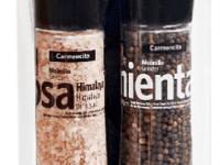 PACK MOLINILLO GIGANTE SAL HIMALAYA+ PIMIENTA NEGRA CARMENCITA 370G 1U