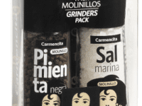 PACK MOLINILLO SAL MARINA + PIMIENTA NEGRA CARMENCITA 370G 1U