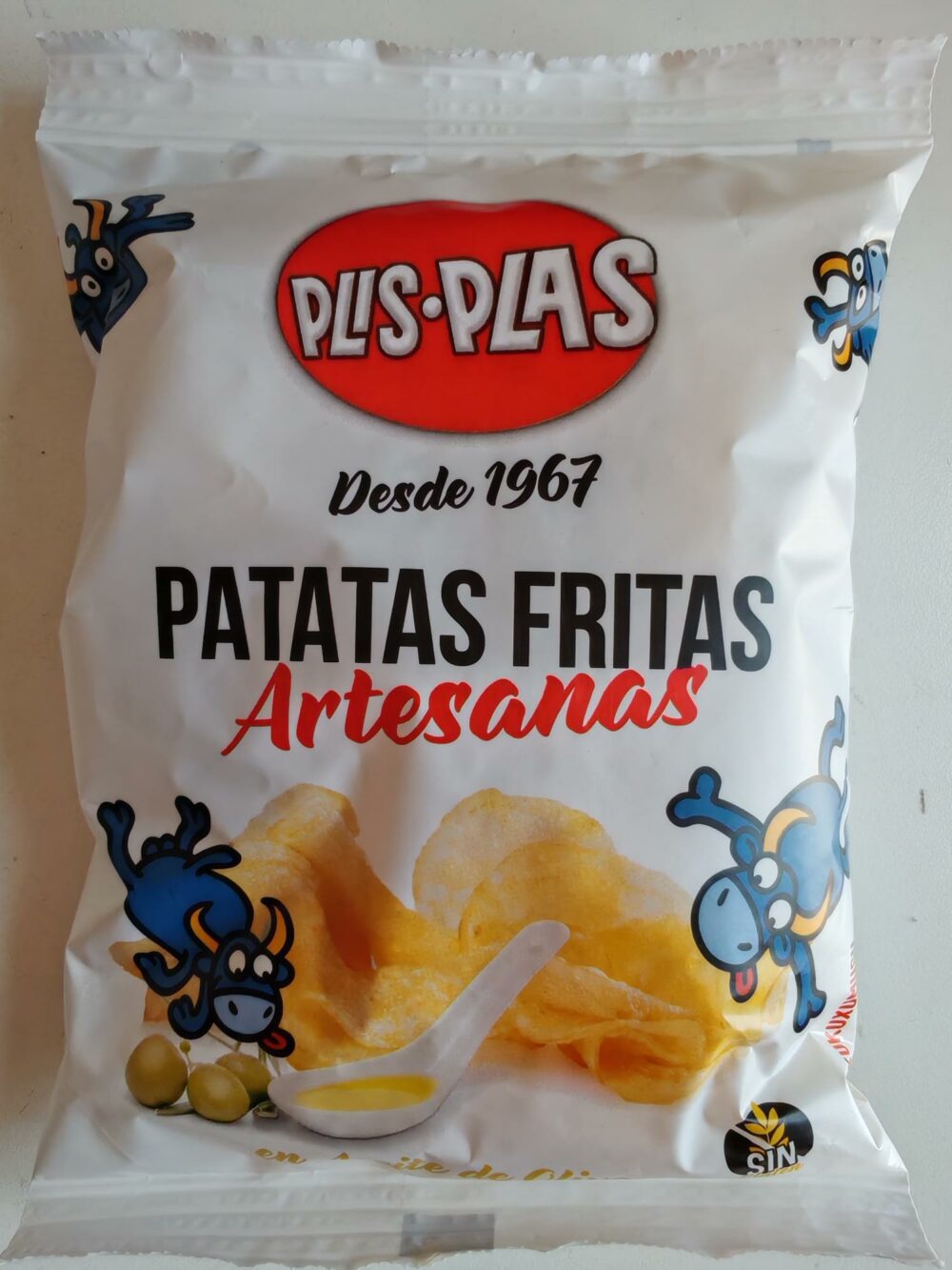 PATATAS FRITAS AC.OLIVA KUKUXUMUSU 60G PLIS PLAS 1U (12) HORECA