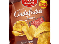 #PC# PATATAS ONDULADAS JAMON PVP 1'20€ 105GR FRIT 1U (14)