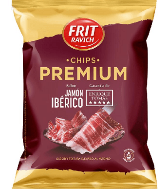 PATATAS CHIPS PREMIUM JAMON E.TOMAS 36G 40U FRIT HORECA PATATAS CHIPS PREMIUM JAMON E.TOMAS 36G 40U FRIT HORECA