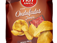 PATATAS ONDULADAS JAMON 40G 40U FRIT HORECA