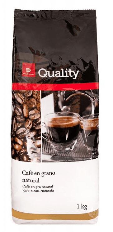 CAFE QUALITY GRANO NATURAL 1 KG 1U HORECA (6) CAFE QUALITY GRANO NATURAL 1 KG 1U HORECA (6)