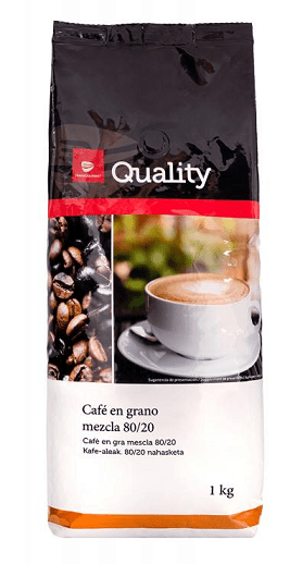 CAFE QUALITY GRANO MEZCLA 80/20 1 KG 1U HORECA (6) CAFE QUALITY GRANO MEZCLA 80/20 1 KG 1U HORECA (6)
