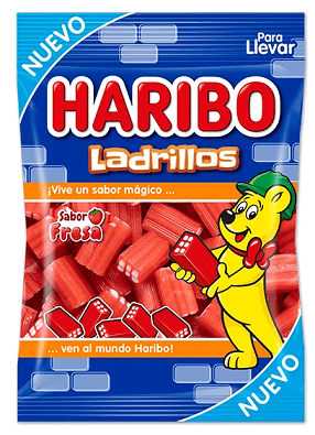 #PC# LADRILLOS FRESA HARIBO 100GR 1U (18) #PC# LADRILLOS FRESA HARIBO 100GR 1U (18)