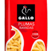 #PC# PASTA GALLO PLUMA RAYADA 1U 450G (18)