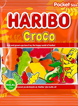 #PC# CROCO HARIBO 100GR 1U (18) #PC# CROCO HARIBO 100GR 1U (18)