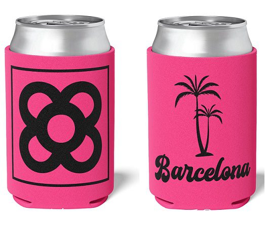 FUNDA NEOPRENO BARCELONA PALM PINK 1U FUNDA NEOPRENO BARCELONA PALM PINK 1U