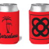 FUNDA NEOPRENO BARCELONA PALM RED 1U