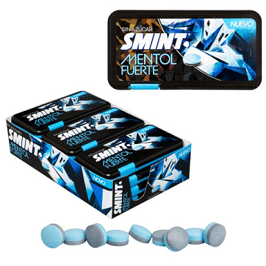 SMINT XTR MENTOL FUERTE 21G 12U SMINT XTR MENTOL FUERTE 21G 12U