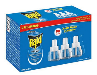 INSECTICIDA RAID FAMILY LIQ.REC.135N 1U (12) INSECTICIDA RAID FAMILY LIQ.REC.135N 1U (12)