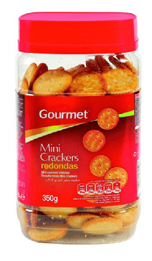 #PC# MINI CRACKER REDONDA 350GR 1U (12) #PC# MINI CRACKER REDONDA 350GR 1U (12)