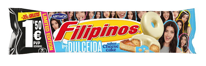 #PC# FILIPINOS DULCEIDA 83+35GR PVP 1’50€ 1U (12) #PC# FILIPINOS DULCEIDA 83+35GR PVP 1'50€ 1U (12)